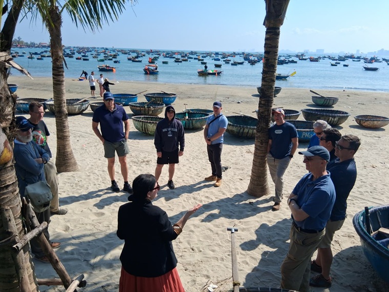 Eight students and five professors from the U.S. Naval War College (NWC) Joint Military Operations (JMO) course embarked on a country trip to Vietnam, Jan. 12-22, 2026.